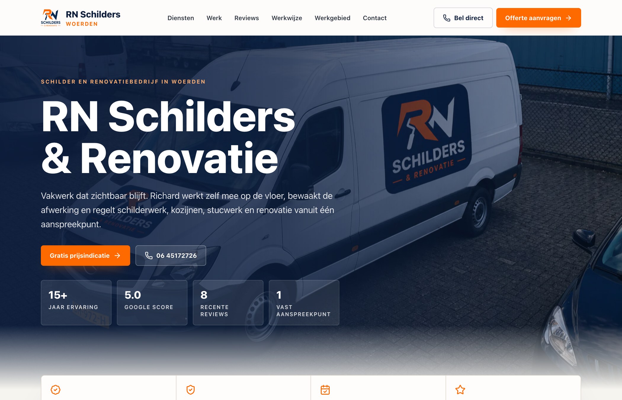 Screenshot van RN Schilders & Renovatie